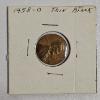 Image 1 : 1958-D United States Lincoln Wheat Cent Mint Error Coin Struck On A Thin Blank Planchet