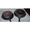 Image 2 : Group Of Two (2)  "Red Stone" & "Lodge" Cast Iron Skillets  9 Inch & 8 Inch - Exc Condition
