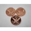 Image 3 : 3 - Twin Towers 9-11" We Shall Never Forget" - .999 Fine Copper 1 AVDP Ounce Coins - Mint Cond. 