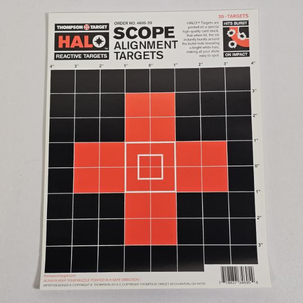 Thompson Target Halo Reactive Targets (Scope Alignment) - Pack Of 20
