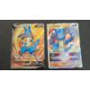 Image 1 : Lucario V Black Star Promo Holo Full Art & Lucario VStar Black Star Promo Holo Pokémon Trading Card 