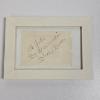 Image 1 : A Framed Autograph Reading: "To John, My Best Wishes, Mickey Mantle"