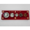 Image 1 : 1963 U.S. Proof Set Including 90% Silver Half Dollar, Quarter, Dime 