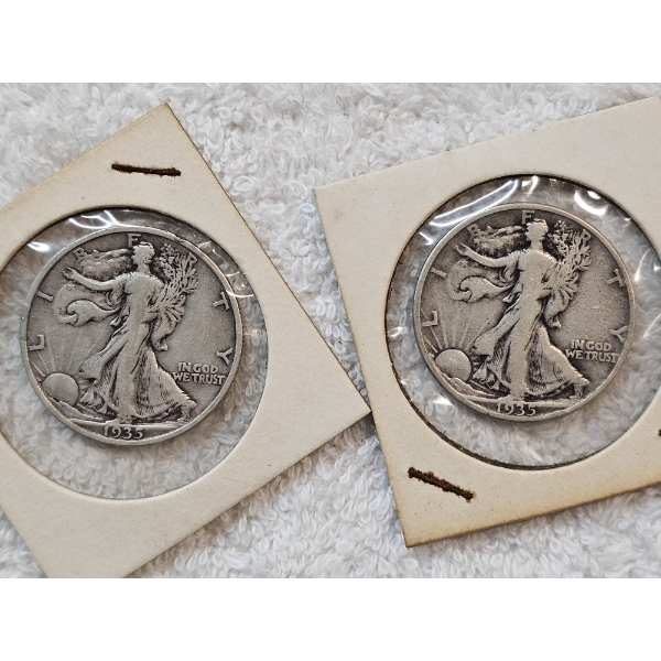 90% Silver United States Half-Dollar Assortment (Walking Liberty) - AFV: $1.00