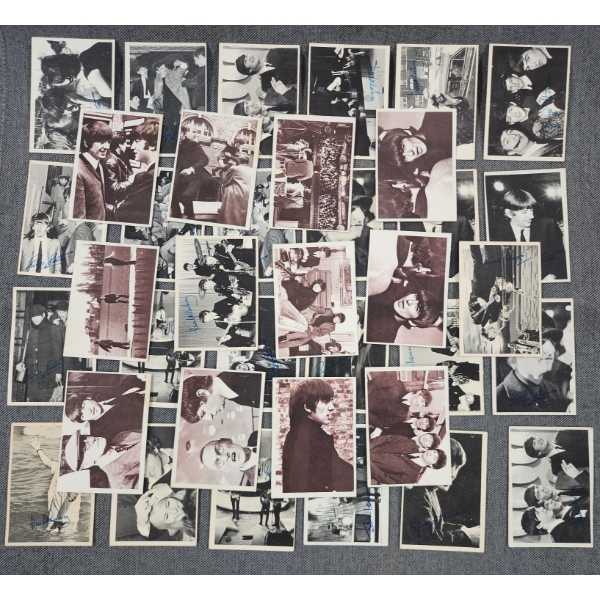 37 Assorted 1960's Beatles Trading Cards ~ Mostly Topps Trading Cards ~ Assorted Series & Conditions