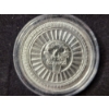 Image 3 : 1 Troy Ounce .999 Fine Silver Aztec God of Death Bullion Round in Capsule 