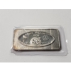 Image 2 : Rare "Happy Halloween 1973" One Ounce .999 Fine Silver Art Bar - Great Lakes Mint