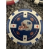 Image 5 : NFL New England Patriots Poker Chips - Full Set - Mint Condition