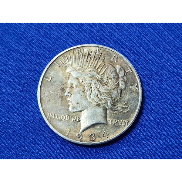 1934-D 90% Silver Peace Dollar