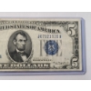 Image 4 : Crisp U.S 1934 A $5 Silver Certificate With Julian And Morgenthau Signatures In Protective Sleeve