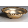 Image 2 : Sterling Silver Ornate Dish With Gold-tone Accents - Weight: 49g