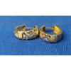 Image 2 : 14K Gold Hoop Earrings - Weight: 2.1g
