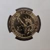 Image 2 : NGC BRILLIANT UNC First Day Of Issue 2009D United States John Tyler $1 Presidential Dollar Coin