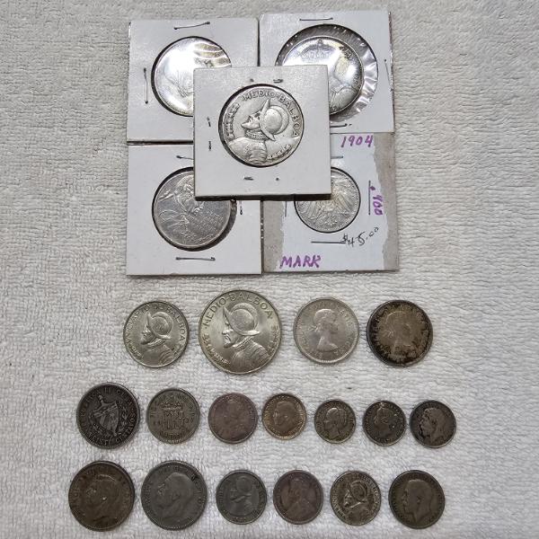 Various World 90% Silver Coins