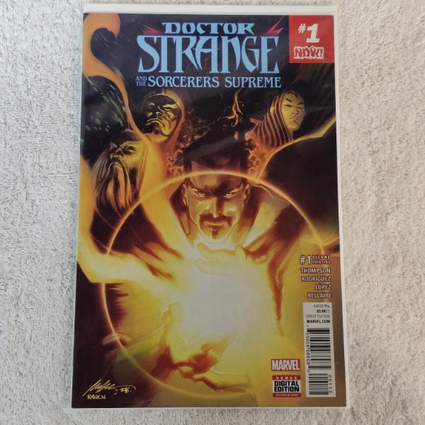 2016 Marvel Doctor Strange And The Sorcerers Supreme #1 Second Printing Variant Edition Comic Book
