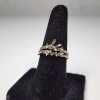 Image 1 : 18K White Gold Ring - Size 5 - Total Weight: 2.9g