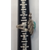 Image 6 : Sterling Silver Navajo Ring With Turquoise Stone - Size 8 - Weight: 9.2g