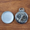 Image 4 :  Vintage Illinois Bunn Special Railroad Base Metal Pocket Watch 