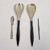 Image 4 : 11-Piece Mixed Vintage Silver-Plated Tableware Collection (5.0 lbs)