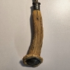 Image 3 : Jadeite Rose Keepsake Box, (2) Federated Merit Metal Lead Weights & Stag Handled Knife Sharpener
