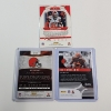 Image 5 : Three Cleveland Browns Football Cards: SIGNED Austin Davis, Jarvis Landry, Odell Beckham Jr. 
