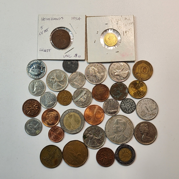 Nice Lot of Assorted World Coins - See Photos!