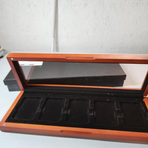 Nice Wooden Glass-Top Coin Slab Storage Case - Holds 5 Standard Slabs