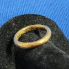 Image 5 : Stunning 22KT Gold Ring Ft. Engraving On Inner Rim Dating Back to 1913 ~ Weighs 5.9 Grams