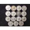 Image 1 : $3.75 Face Value in Assorted 90% Silver Quarters Including Washington & Standing Liberty Quarters