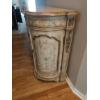 Image 3 : Rare Style Contour French High Cabinet with Drawer - Hand Painted Embellishments As Shown 