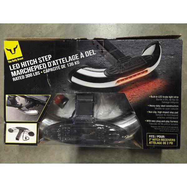 New In Box- The Bully Brand LED Hitch Step