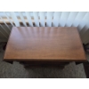 Image 4 : PICKUP IN CANTON - Beautiful Wood 45'' x 16.5'' x 28'' Drop Side Table With Cupboard  