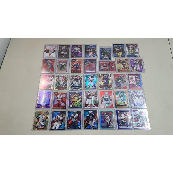 Large Lot Of Assorted Rookie/Numbered Football Trading Cards