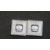 Image 1 : (2) German Minted Geiger 1 Gram .999 Pure Silver Bars With Serial Numbers