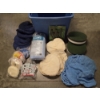 Image 6 : Porter Cable & Ryobi Polishers With Tons Of New Pads & Disks In Storage Tote 