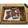 Image 21 : *Pick Up At Mantua Home-No Shipping Available* Box of Christmas Decor - Ribbon - Stocking and Tree 