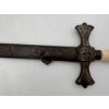 Image 4 : Antique Knights Templar Masonic Sword with Scabbard + Original Ohio Paperwork & Photo