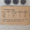Image 5 : Vintage 1972 Republic Of Turkey Istanbul State Mint 6 Piece Uncirculated Coin Set