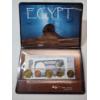Image 1 : Egypt Currency: 5 Banknotes and 5 Coins Set in Album with Information Card
