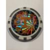 Image 1 : Incredible Tennessee Volunteers Officially Licensed 11.5 Clay Holographic Poker Chip - Low Mintage