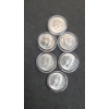 Image 1 : Assorted Years 40% Silver Encapsulated Kennedy Half Dollars - Face Value: $3.00