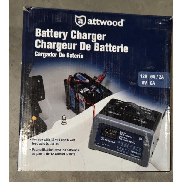 Compact And Portable Atwood 12V & 6V Battery Charger New In Box! 