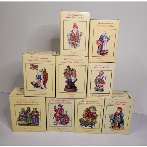 The International Santa Claus Collection - 9 Figurines