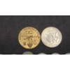 Image 8 : Assorted US Coins/Token Including Kennedy Half Dollar, Steel Wheat Pennies & More - Face Value: 0.87