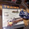 Image 3 : 3 Pcs As Shown - Continental NOS Train Set & Book & penn R/R Small Tote Bag - Given Out To Riders