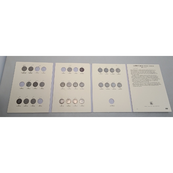 Liberty Head Nickel Littleton Coin Collection Book With Face Value Of $1.30