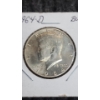 Image 1 : 1964-D 90% Silver Kennedy Half Dollar 