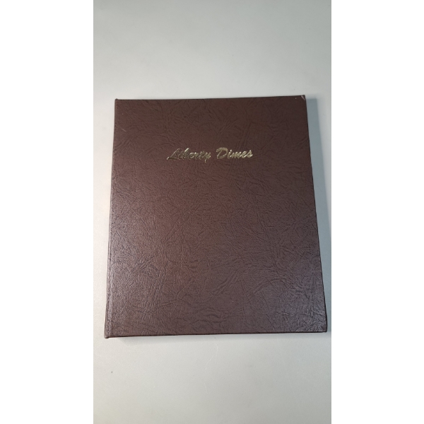 1892-1916 World Coin Library 90% Silver Liberty  Barber  Head Dime Book W FV: $7.20