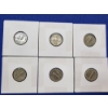 Image 6 : 6 Assorted Years Silver Mercury Dimes FV: $0.60