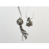 Image 6 : Lot of Sterling Silver Necklaces and Bracelet - Assorted Styles - Total Weight: 14.8g